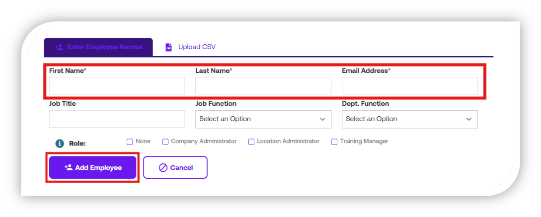 How to add Employees to the Company Employee Directory